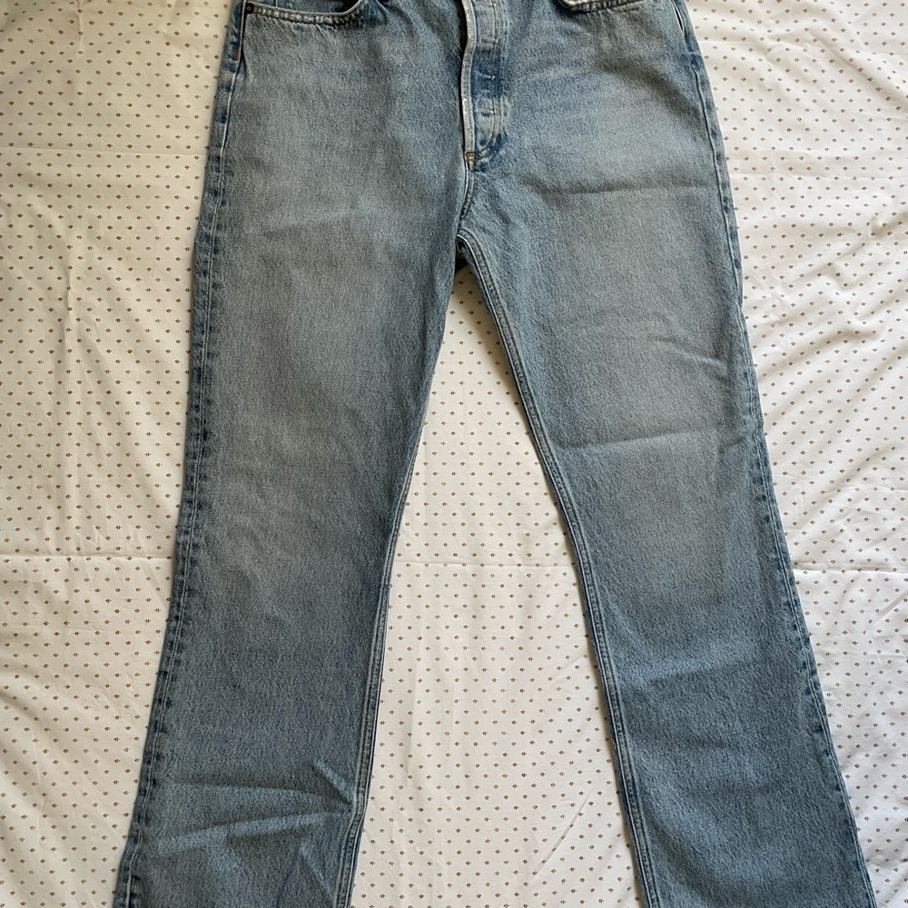 AGOLDE Relaxed Mid Rise Boot Cut Jean Size 28 - Picture 3 of 10